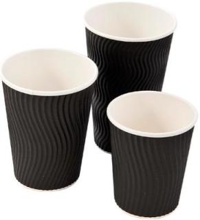 Black Ripple Cups