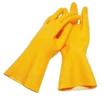 Yellow Rubber Gloves