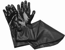 Shoulder Length Rubber Gloves